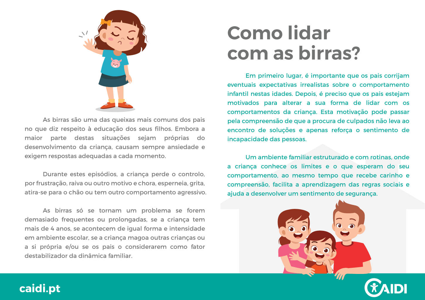 Como lidar com as birras…